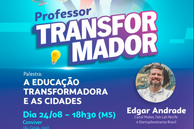 Imagem da notícia Professores de Chapadão do Sul recebem palestra gratuita com cofundador do Mundo Bita para promover inovação na educação